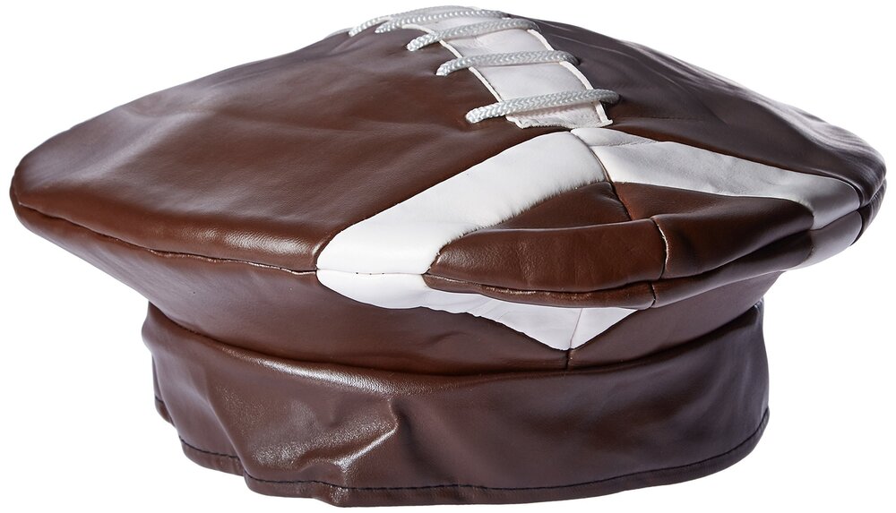 8435 Vinyl Football Hat Adult Novelty Headwear for Fantasy Sports Events